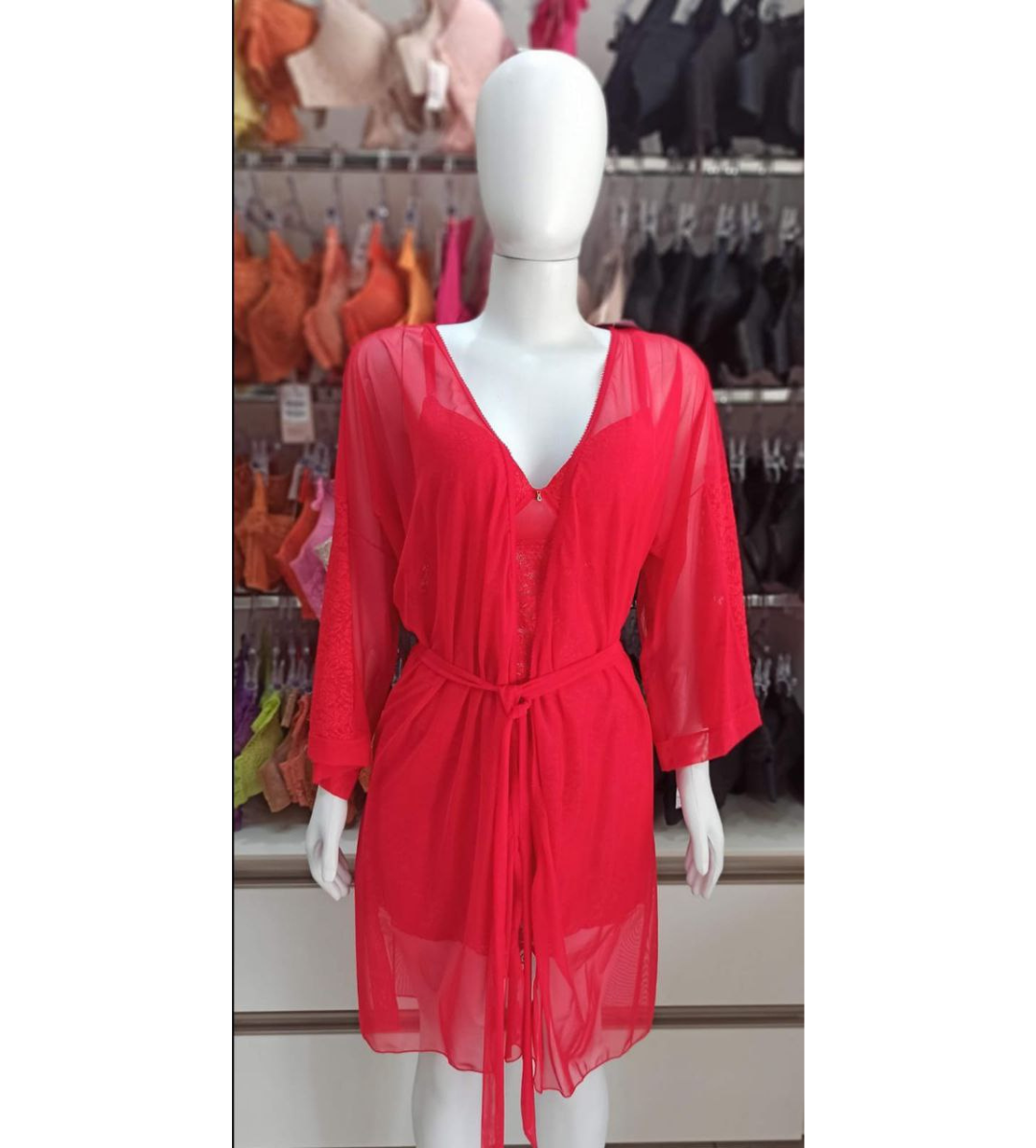 Camisola em Renda com bojo